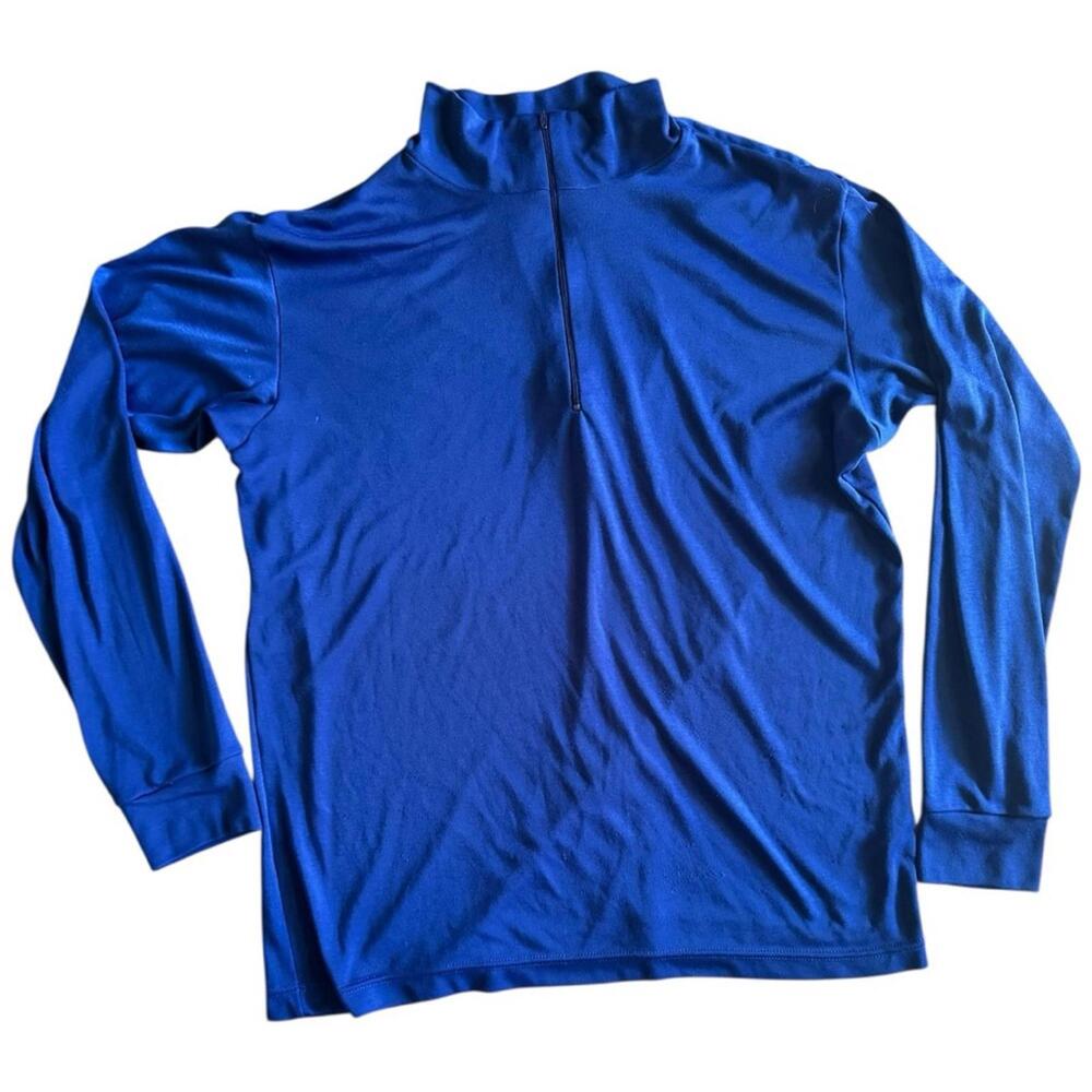 1992 Patagonia Capilene 1/4 Zip Base Layer – Men’s XL, Made in USA, Blue Label
